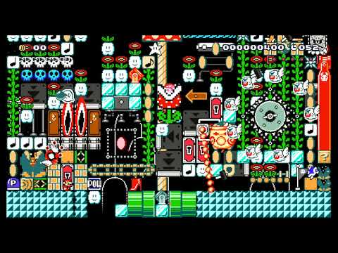 最後はマリオ!? 一画面連鎖半自動♪ semi auto by メロディアイ3 - SUPER MARIO MAKER - NO COMMENTARY 1bf