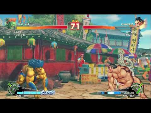 SSF4 - T SRAI (Blanka) VS. terrychk (Honda)