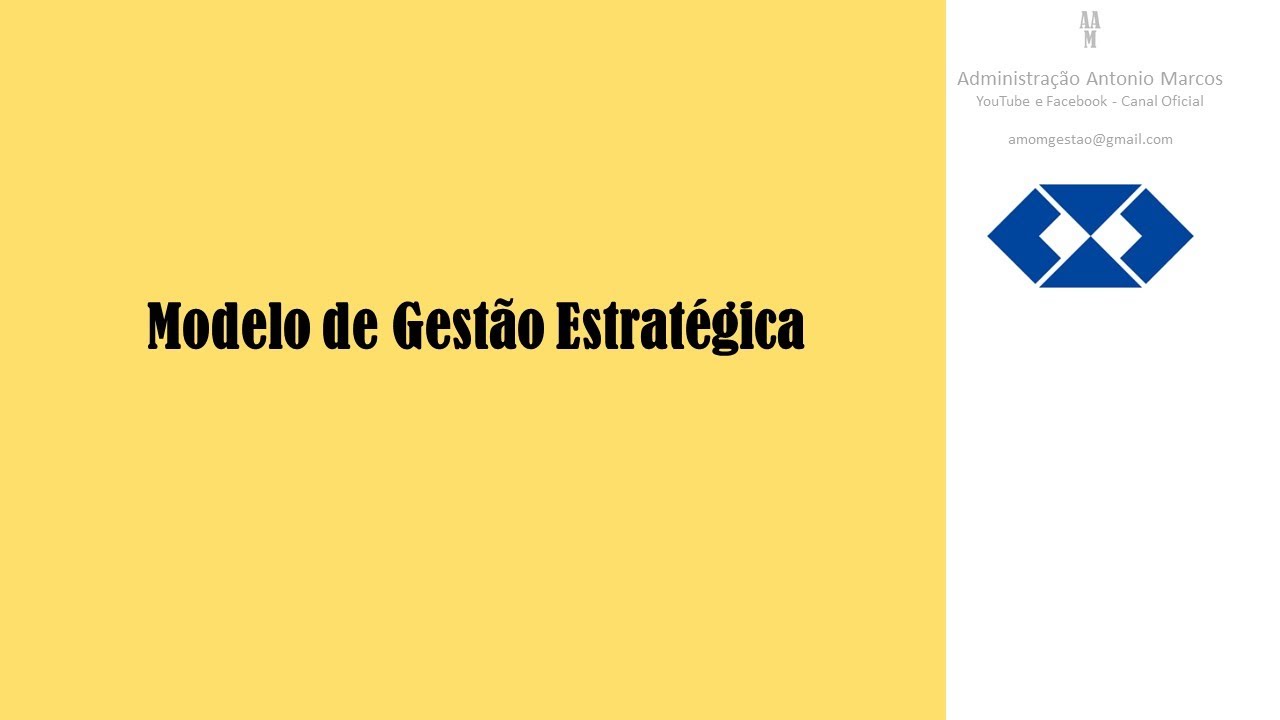 Modelo de Gestão Estratégica