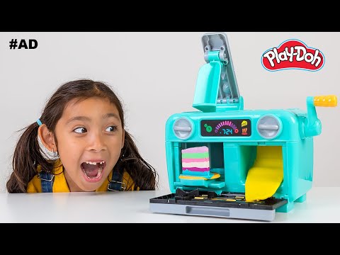 Play-Doh Cake Bake-Off Challenge with Maddie Eva & Ben  🎂