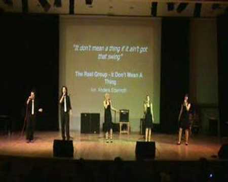 BUMC Jazz Choir - It Don't Mean A Thing (The Real Group)