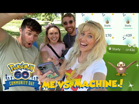 CAN I BEAT MYSTIC7 GO PLUS?!! Pokémon GO Starly Community Day
