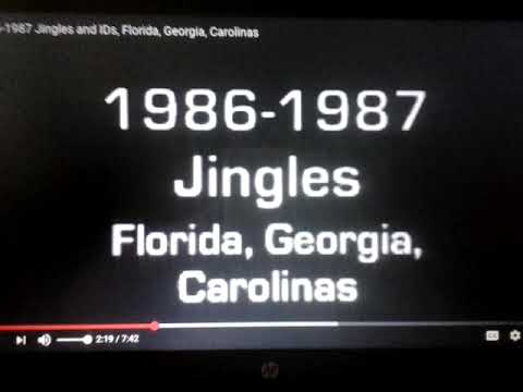 W-A-X-Y-FM (Now WBGG-FM) 105.9 Fort Lauderdale, Florida 1986 Radio Station Identification