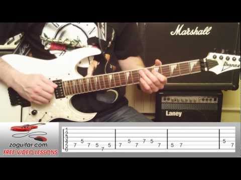 BLACK NIGHT 🎸 DEEP PURPLE (MAIN RIFF) + TAB