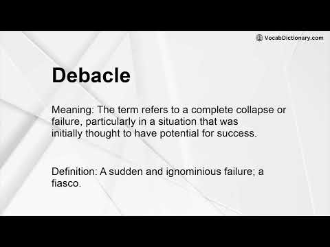 Debacle Meaning