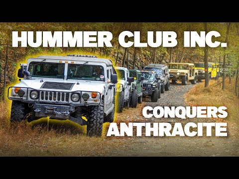 Anthracite Trails Put Our Hummers to The Test! - Offroad Event With The Hummer Club Inc.