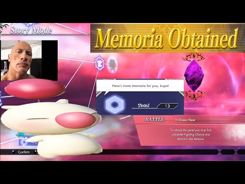 Progressing Story Mode Be Like - Dissidia NT Final Fantasy