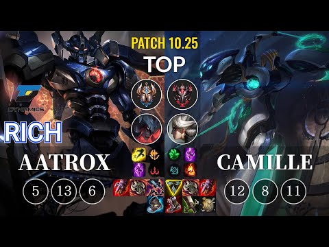 DYN Rich Aatrox vs Camille Top - KR Patch 10.25
