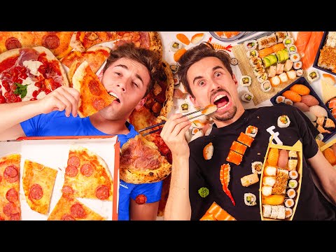 MANGIO solo PIZZA vs SUSHI per 1 SETTIMANA!!
