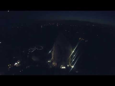 Zadra Wooden Coaster POV night - Energylandia