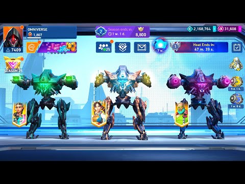 Hemlock with Disc Launcher 12, Ember Gun 12, Voltaic RPG 16 - Mech Arena