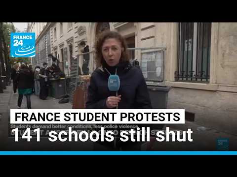 French student protesters vow to keep up their fight after scoring first win