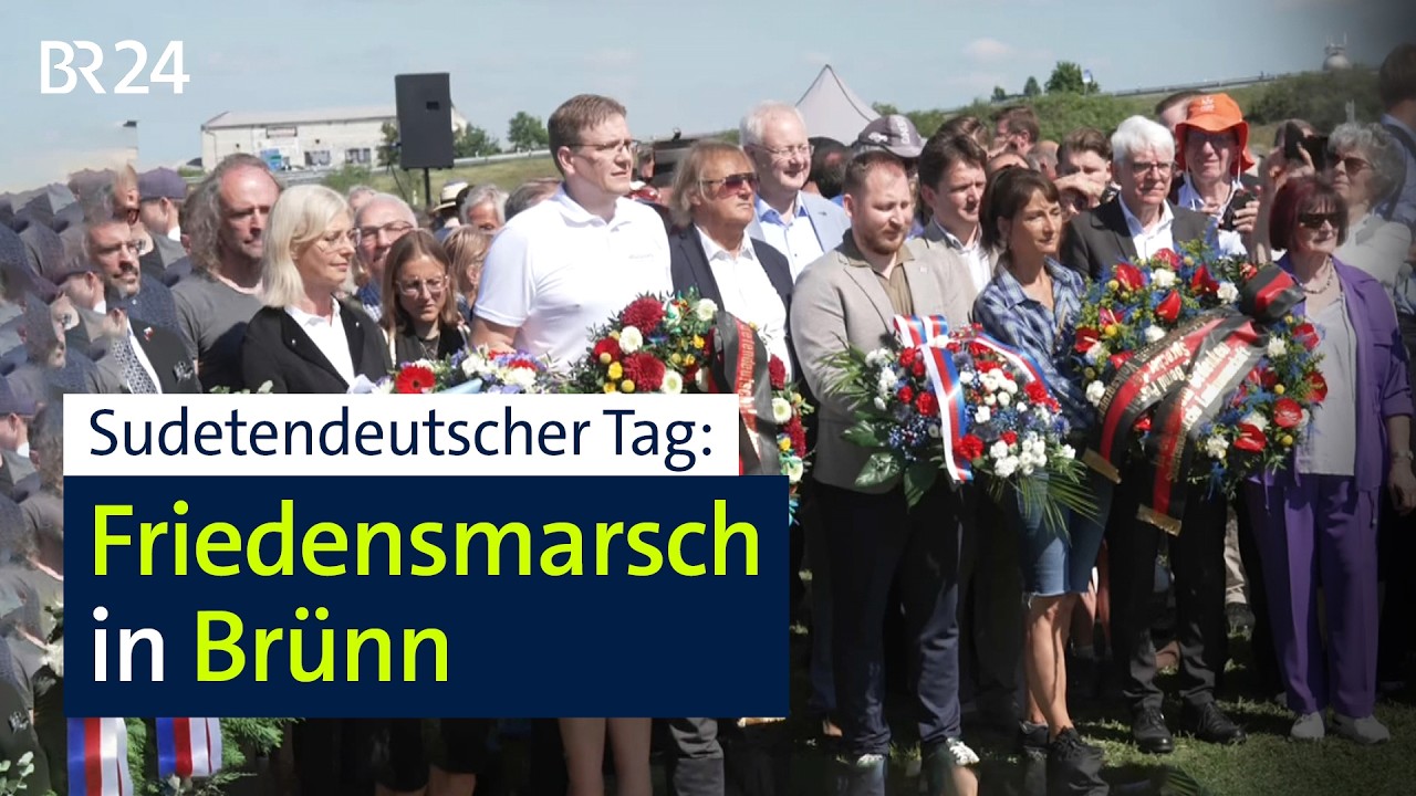 Sudetendeutscher Tag: Friedensmarsch in Brünn | BR24