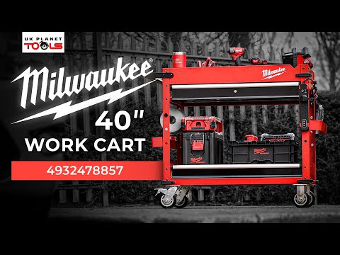 The Milwaukee 40” Steel Work Cart is the Storage Solution You Need