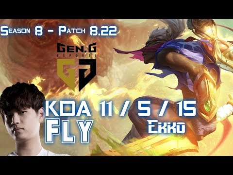GEN Fly EKKO vs LISSANDRA Mid - Patch 8.22 KR Ranked