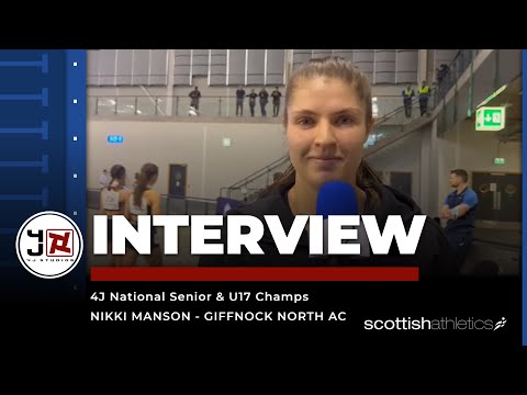 INTERVIEW | Nikki Manson - Giffnock North AC - 4J National Senior & U17 Champs