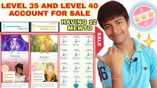 Level 35 and 40 account for sale 😍 | Pokemon go account for sale | selling pokemon go account |