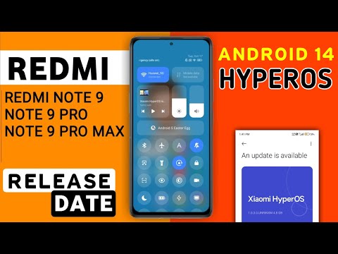 Redmi Note 9/9 Pro/9 PRO MAX HyperOS Android 14 Update | Redmi Note 9 Pro Max New Update
