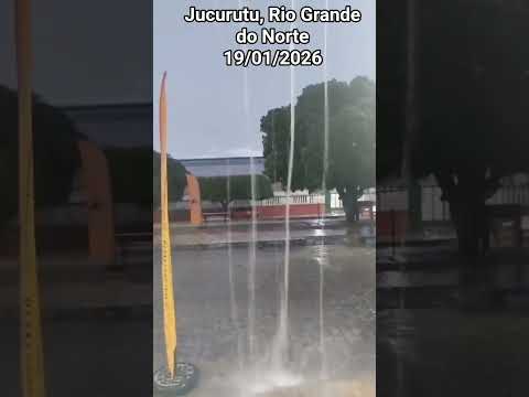 🇧🇷 CHUVA FORTE EM JUCURUTU, RIO GRANDE DO NORTE 19/01/2026 #chuvas #barradojucu #alerta #noticias