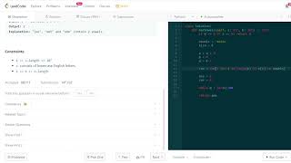 LeetCode 每日一題 Daily Challenge 1456. Maximum Number of Vowels in a Substring of Given Length
