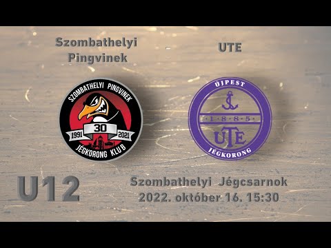 U12 224 Szombathelyi Pingvinek -  UTE (élő közvetítés)