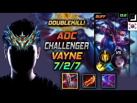 Challenger Adc Vayne Build Immortal Shieldbow Lethal Tempo - Vayne Adc vs Kai'Sa - LOL KR 13.6