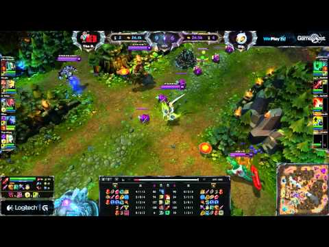 WePlay LoL Invitational Day 1: TheRED vs Team Dignitas UK Game 1 (18.11.2013)
