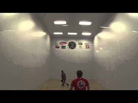 Portales Racquetball Crew - B. Garcia / J. Davis game 1