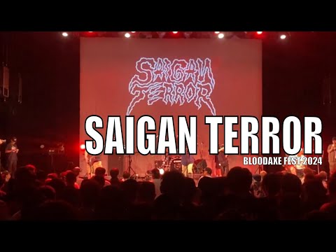 Saigan Terror Live at Bloodaxe Fest 2024 | Japanese Metalcore & Hardcore Performance