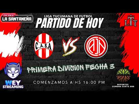 CLUB ATLETICO SANTA ANA  VS  JORGE NEWBERY - STREAM EN VIVO - FM LA SANTANEÑA