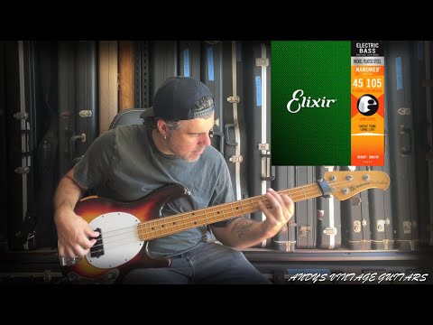 ELIXIR NANOWEB BASS STRINGS - Are these the best bass round wound strings ? - Andy's Vintage Guitars