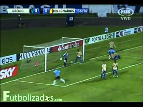 Gremio 1 - Millonarios 0. Copa Sudamericana 2012.