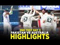 Highlights | Pakistan vs Australia | 2nd Test Day 3 | PCB | MM2A