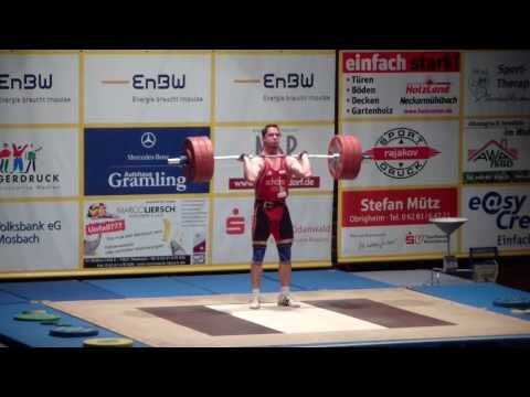 Rene Horn SV Germania Obrigheim gegen KSV Durlach Bundesliga Gewichtheben 2013 12 07