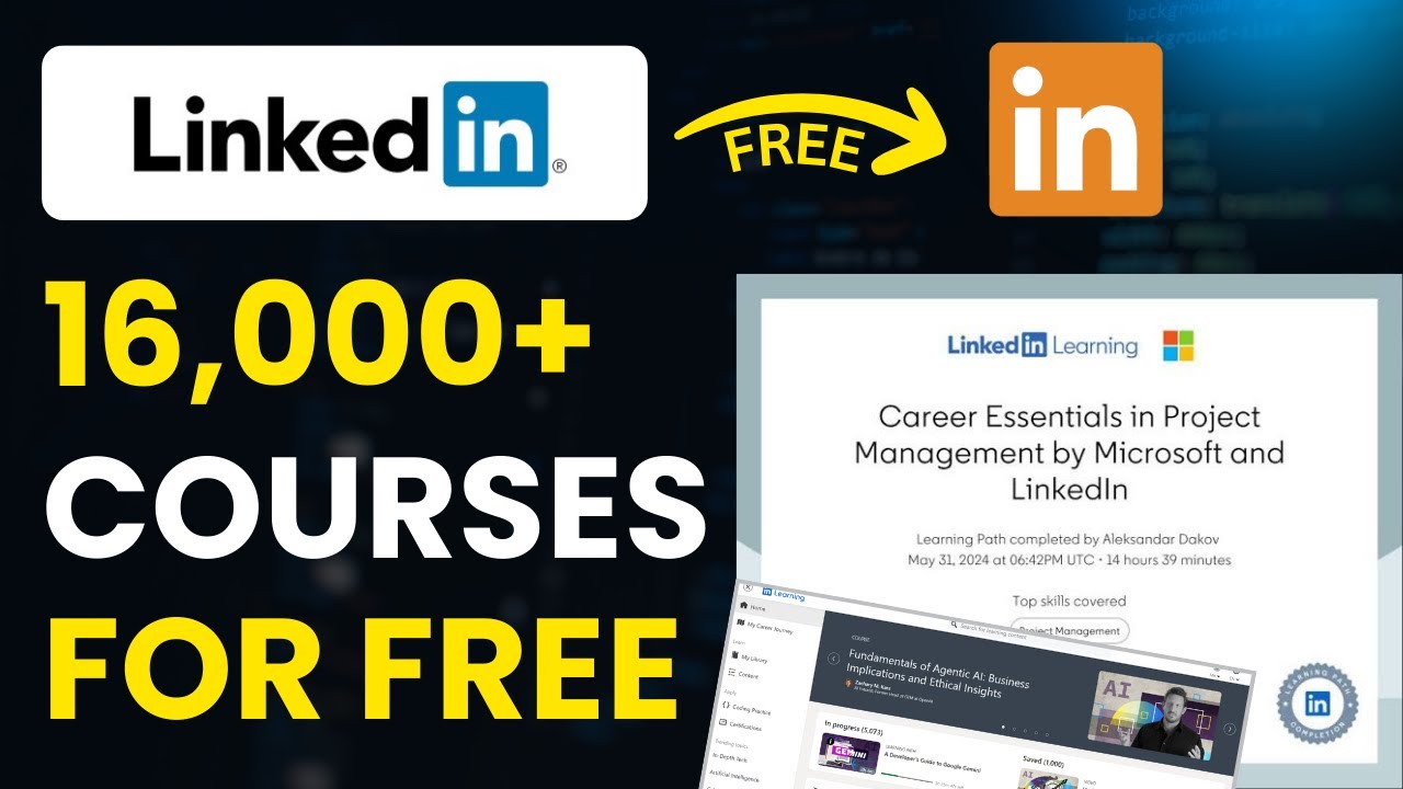 How to Get PAID LinkedIn Learning Courses for Free in 2025 | How to Get LinkedIn Premium for FREE