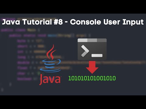 Java Tutorial 8 User Input From Console