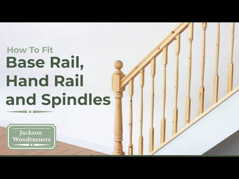How To Fit A Base Rail, Hand Rail and Spindals