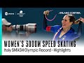 OLYMPIC RECORD SMASHED Women S 3000m Speed Skating Highlights Winter Olympics 2026