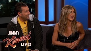 Jennifer Aniston & Adam Sandler on Friendship, Adam Levine & Emergency Landing