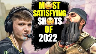 MOST SATISFYING CS:GO PRO SHOTS OF 2022!  (CLEAN SPRAY CONTROL & ONE TAPS)
