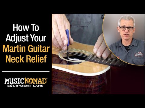 How To Measure Neck Relief & Adjust the Truss Rod on a MARTIN Guitar