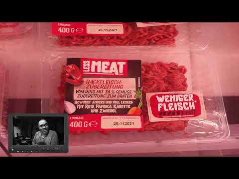 Ich finde es abartig: Less Meat - Hackfleischzubereitung! Wer, zum Henker, braucht sowas?