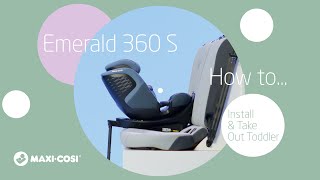 How to install and take your toddler out of the Maxi-Cosi Emerald 360 S
