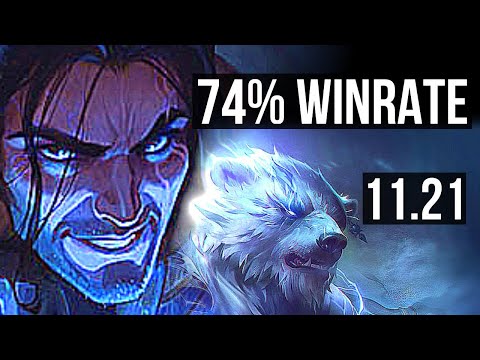 SYLAS vs VOLIBEAR (TOP) | 74% winrate, 7/2/6, Dominating | BR Master | 11.21