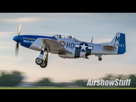 Warbird Takeoffs and Flybys - America's Freedom Fest 2017