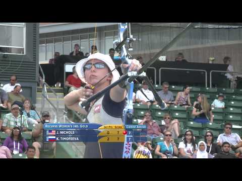 Jennifer Nichols v Kristina Timofeeva – recurve women's gold | Ogden 2012 Archery World Cup S3