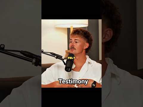 Forrest Frank, Christian faith testimony