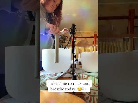 Hey Witch. 🧙‍♀️ Take time to breathe today. 😌🌬️ #heywitch #breathe #singingbowls