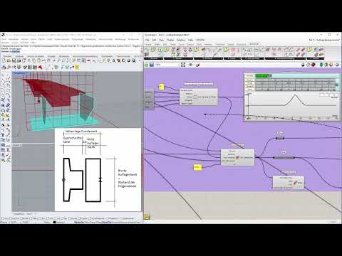 GH Tutorial Teil 15 - Auflagerbank erstellen mit Grasshopper: Parametrische Spannbetonbrücke