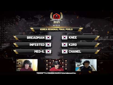 Tekken Online Challenge 2021 Regional Finals Pools Selection Show - Korea
